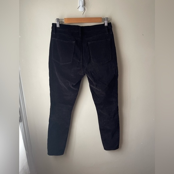 Frame Denim Le High Skinny Velvet Black Pants size 28 - Picture 3 of 11